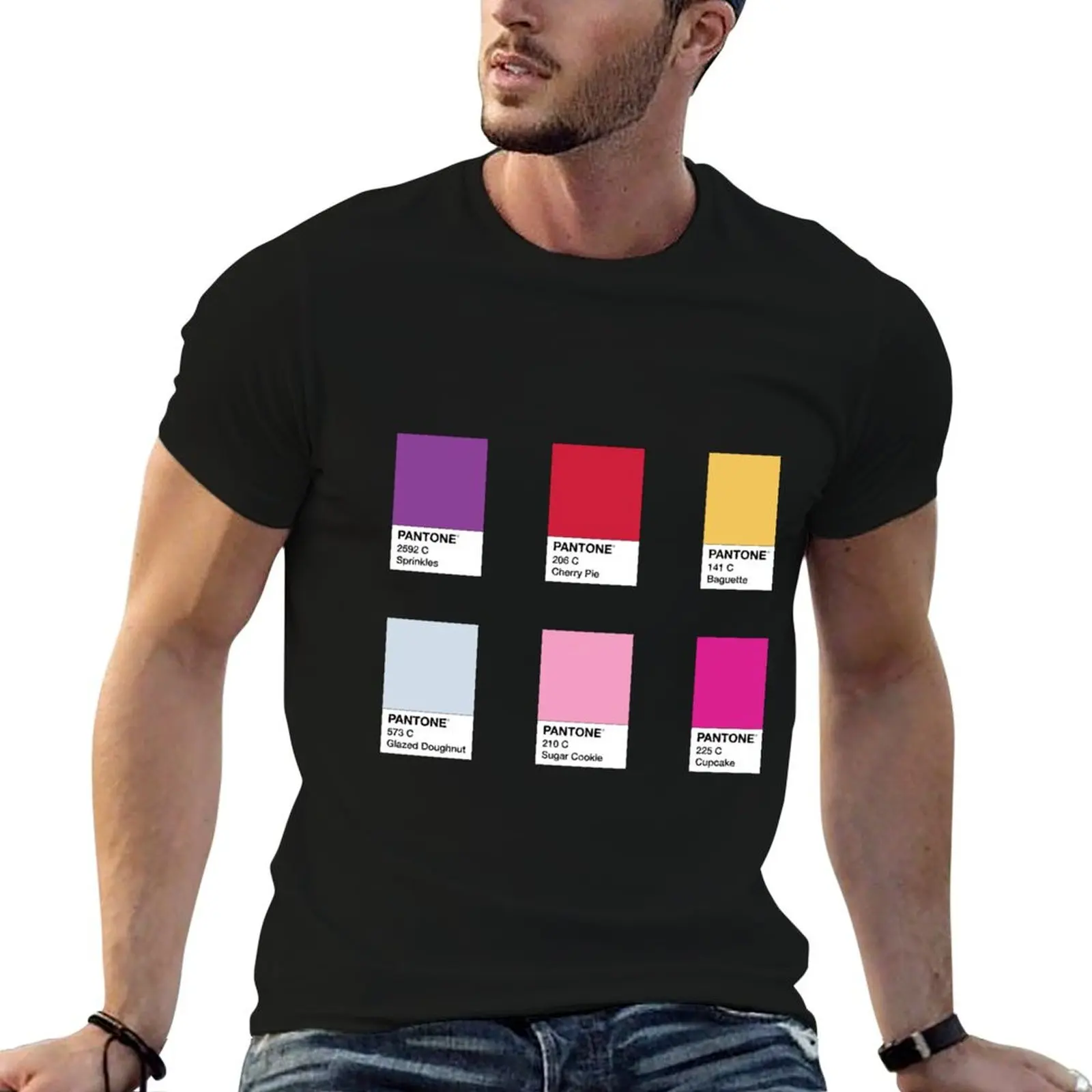 Pantone Swatches Bakery Collection T-Shirt cheap stuff anime clothes sweat shirts, men