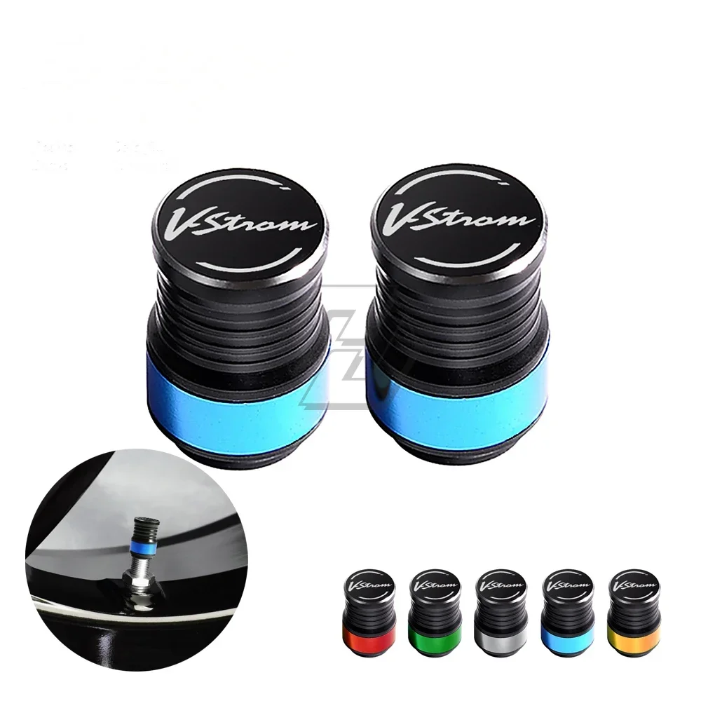

For Suzuki V-Strom 250 650 1050 Motorcycle Accessories Wheel Tire Valve Caps