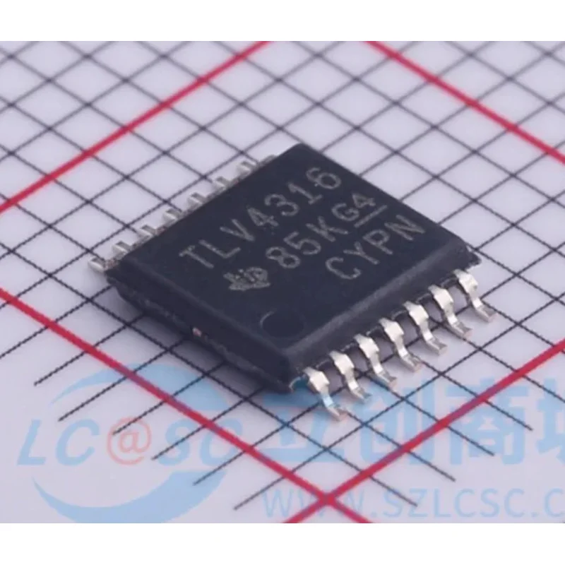 15PCS TLV4316IPWR TLV4316  TSSOP-14 100% New original Chipset IC Electronic Component SMD