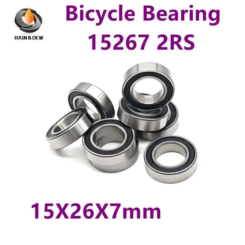 4PCS Bicycle Bearing Steel Bearings 15267 15268 163110 16287  17287 173010 173110 18287 18307 25376 24377 24378 30406 30407 -2RS - Image 2
