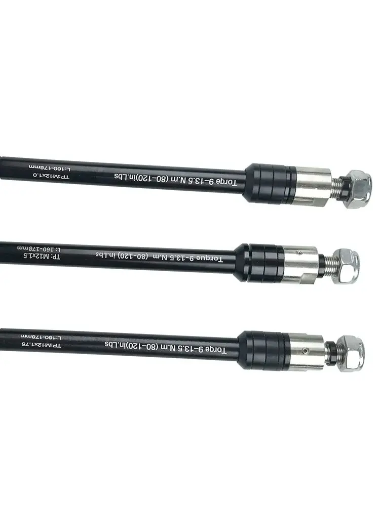 Remorque de vélo en alliage d'aluminium, axe traversant 160-178mm, attelage de remorque de vélo, axes traversants, axe de chargement de remorque, arbre de convertisseur de fourche avant