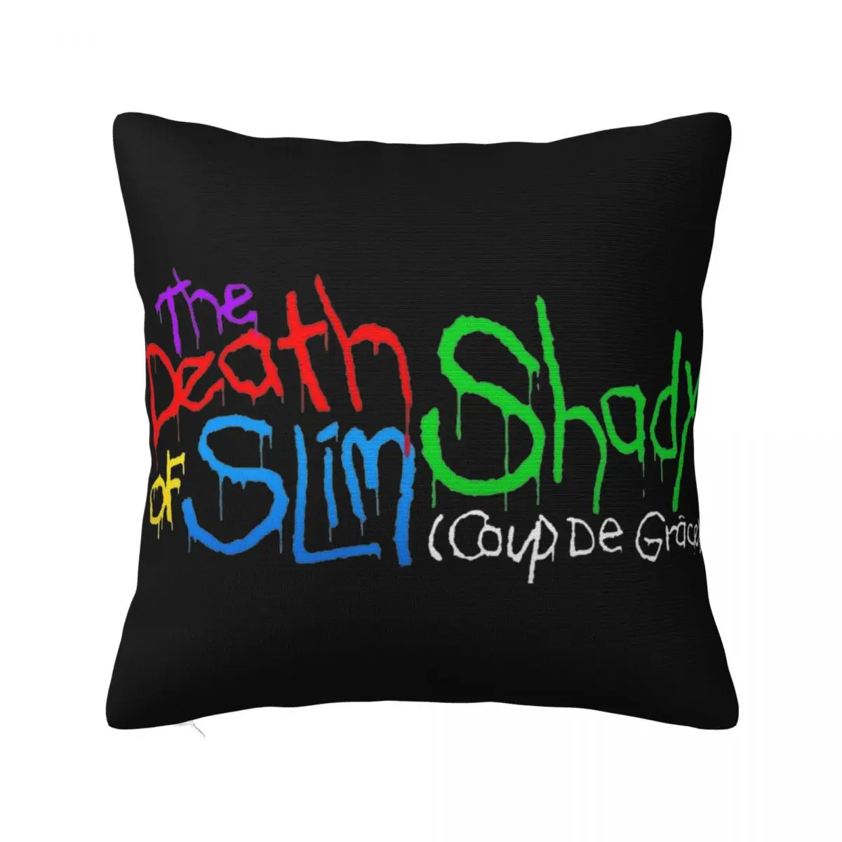 The Death Of Slim Shady Eminem Pillowcase Product Printed Cushion Cover Decor 2024 New Album Pillow Case Cover Home Multi Size