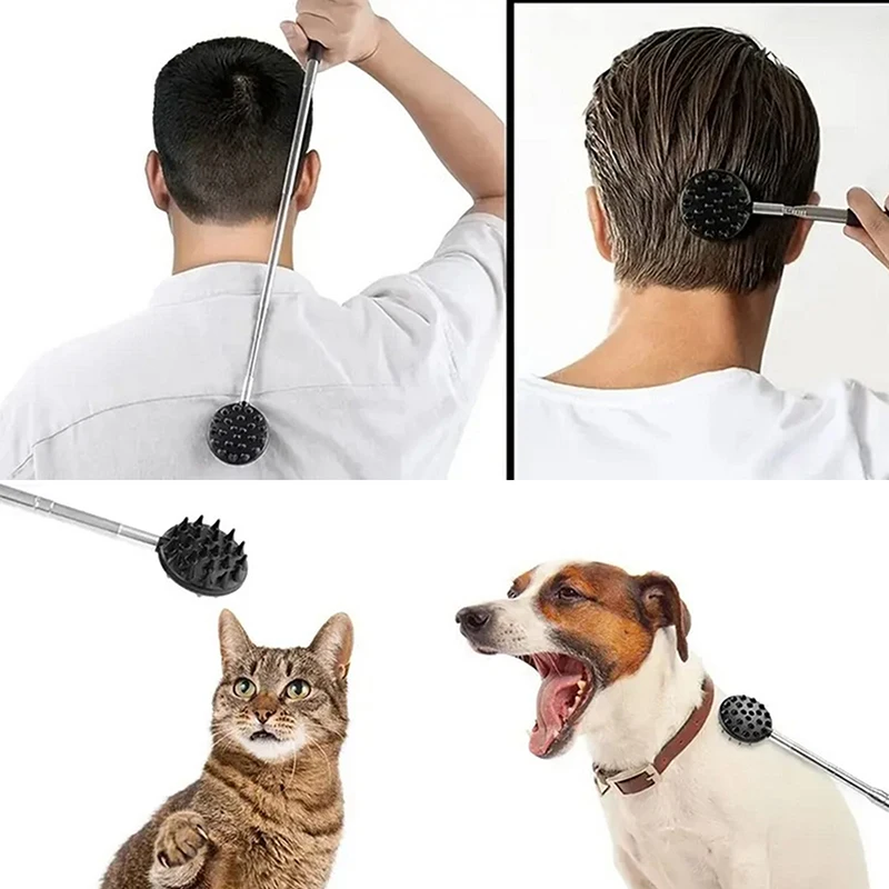 

1Pcs Back Scratcher Extendable Telescoping Itch Massage Relaxation Telescopic Scratching Back Scratcher Massager Kit Scraper