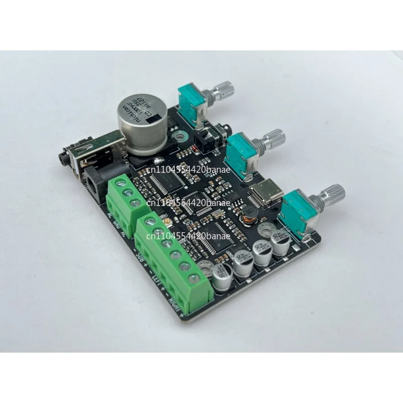 2.1 Bluetooth DSP three-channel independent 31-segment EQ 2x30W + 60W power amplifier board Android mobile phone computer tuning