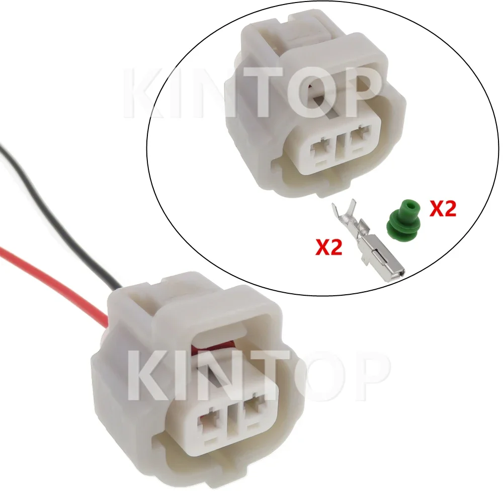 1 Set 2 Pins 6189-0189 Automobile AC Assembly Plastic Housing Connector Assembly Car Wire Cable Socket