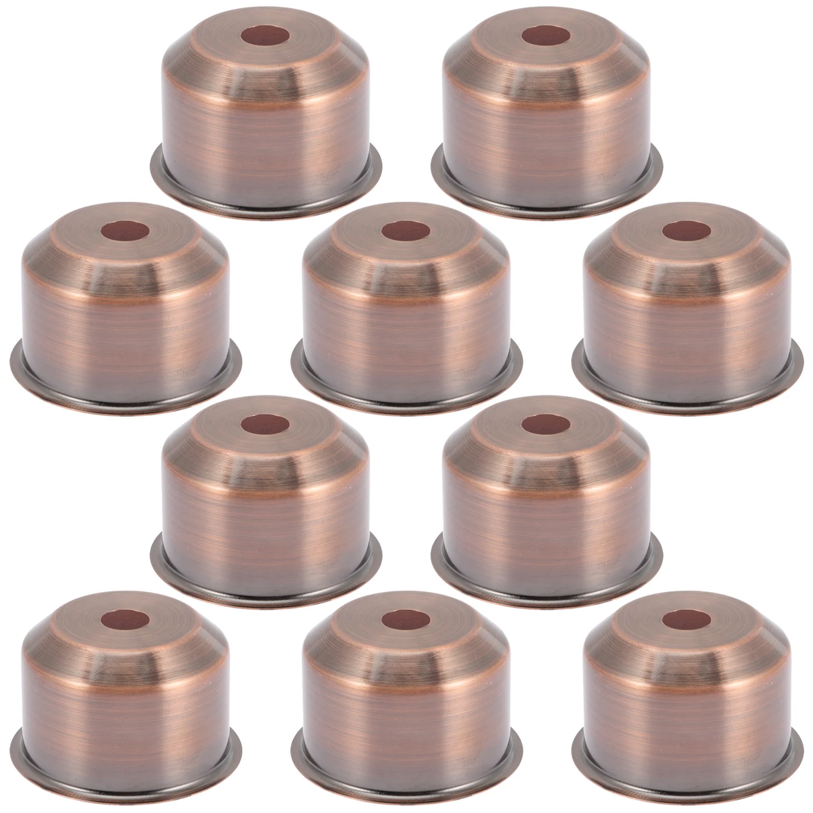 

10pcs E27 Lamp Cup Base Metal Table Lamp Holder Covers For Diy Pendant Wall Ceiling Lamps Retro Socket Cup Bases