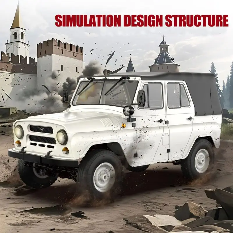 

WPL 1:12 Children Green Four-Wheel Drive Climbing Off-Road Vehicle Uaz-469 Model Electric Car Remote Control Truck C-94 Rc Toys