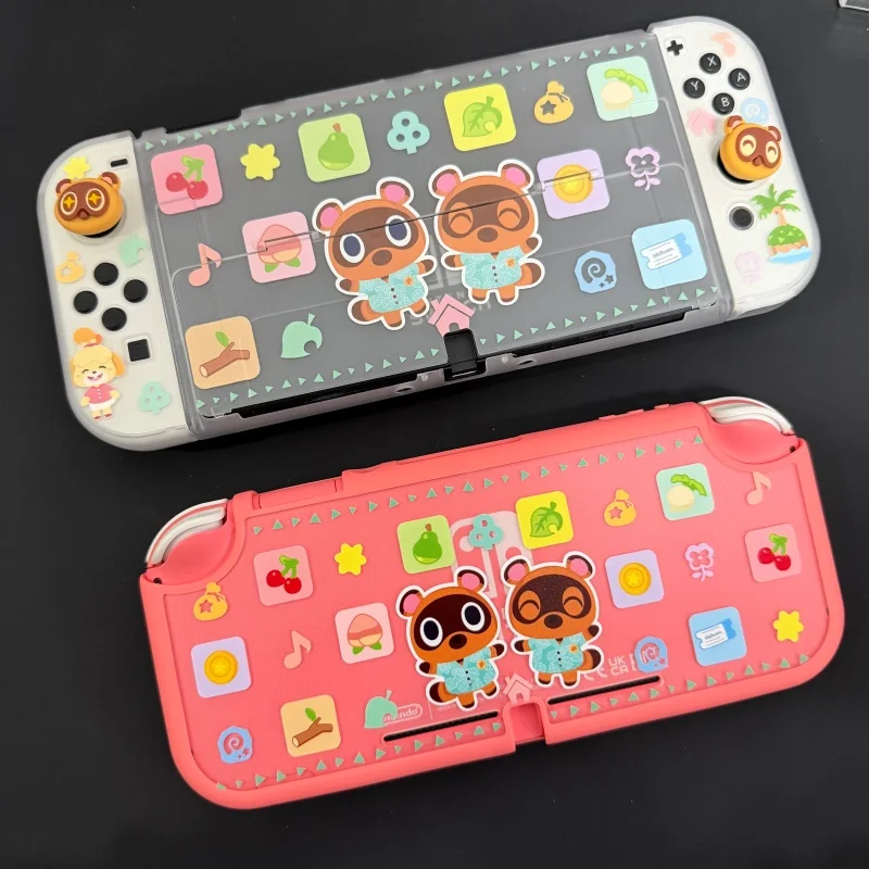 Original Switch Lite Protective Case Animal Crossing Theme Matte Half Wrap Shockproof Cover For Nintendo Switch Lite Accessory - view 3