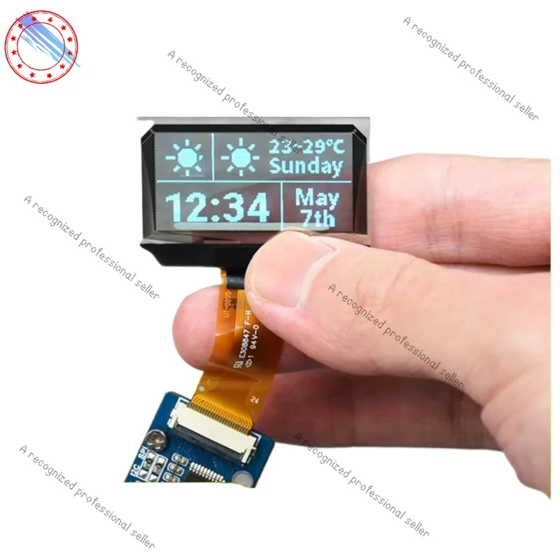 شاشة OLED شفافة ممتازة مقاس 1.51 بوصة، شاشة OLED بدقة 128X64، واجهة متوازية SPI/IIC I2C