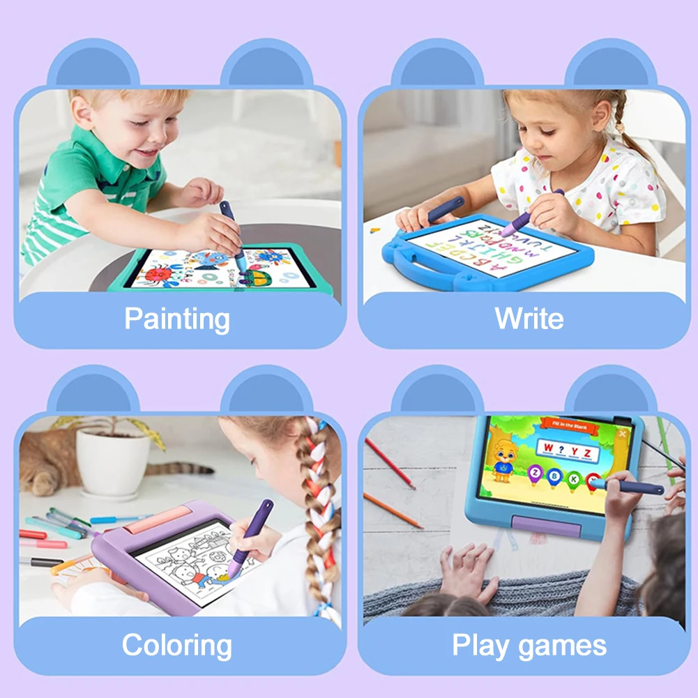 Tablet Stylus Pen Anti-Rolling Universal Touch Screen Capacitive Stylus Easy Grip for iPad Air Mini Pro for Fire Kids for Kindle