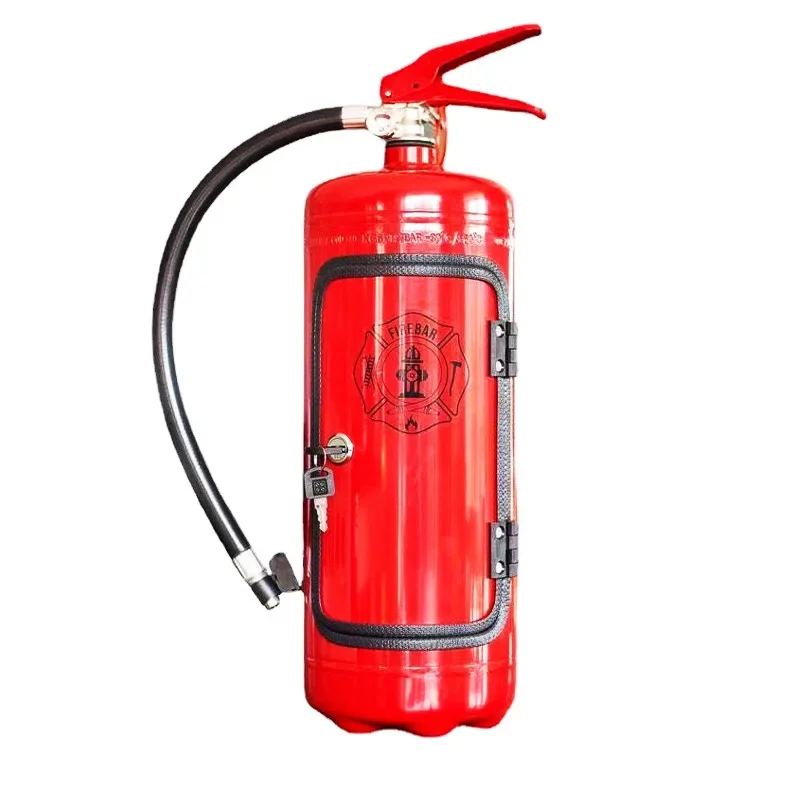 Portable Mini Fire Extinguisher Kitchen Cabinet Bar Iron Material Fire Retardant Liquid Iron Safe Extinguisher