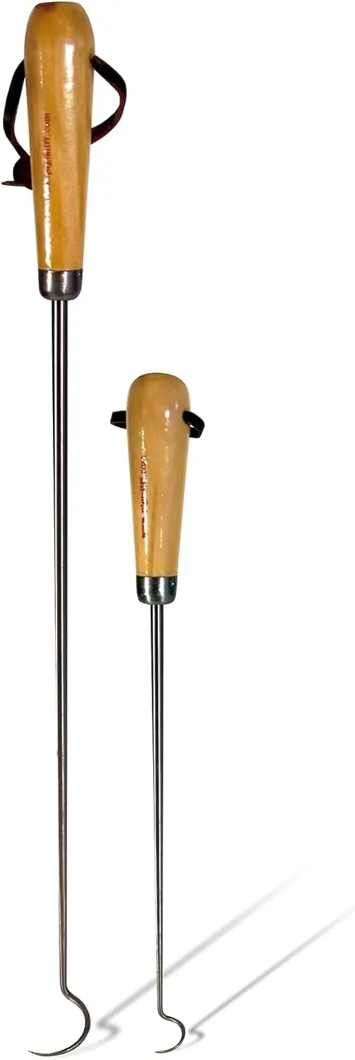 

Лопатка для переворачивания мяса с прочной ручкой из твердой древесины и лезвием из нержавеющей стали, удобный набор в блистерной упаковке