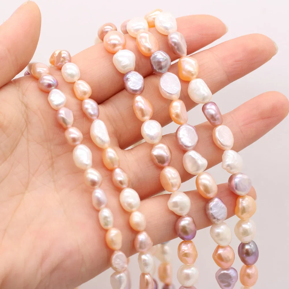 Real Natural Freshwater Pearls Beads Irregular Nugget Pearl Beading for DIY Craft Bracelet Necklace Jewelry Making 14