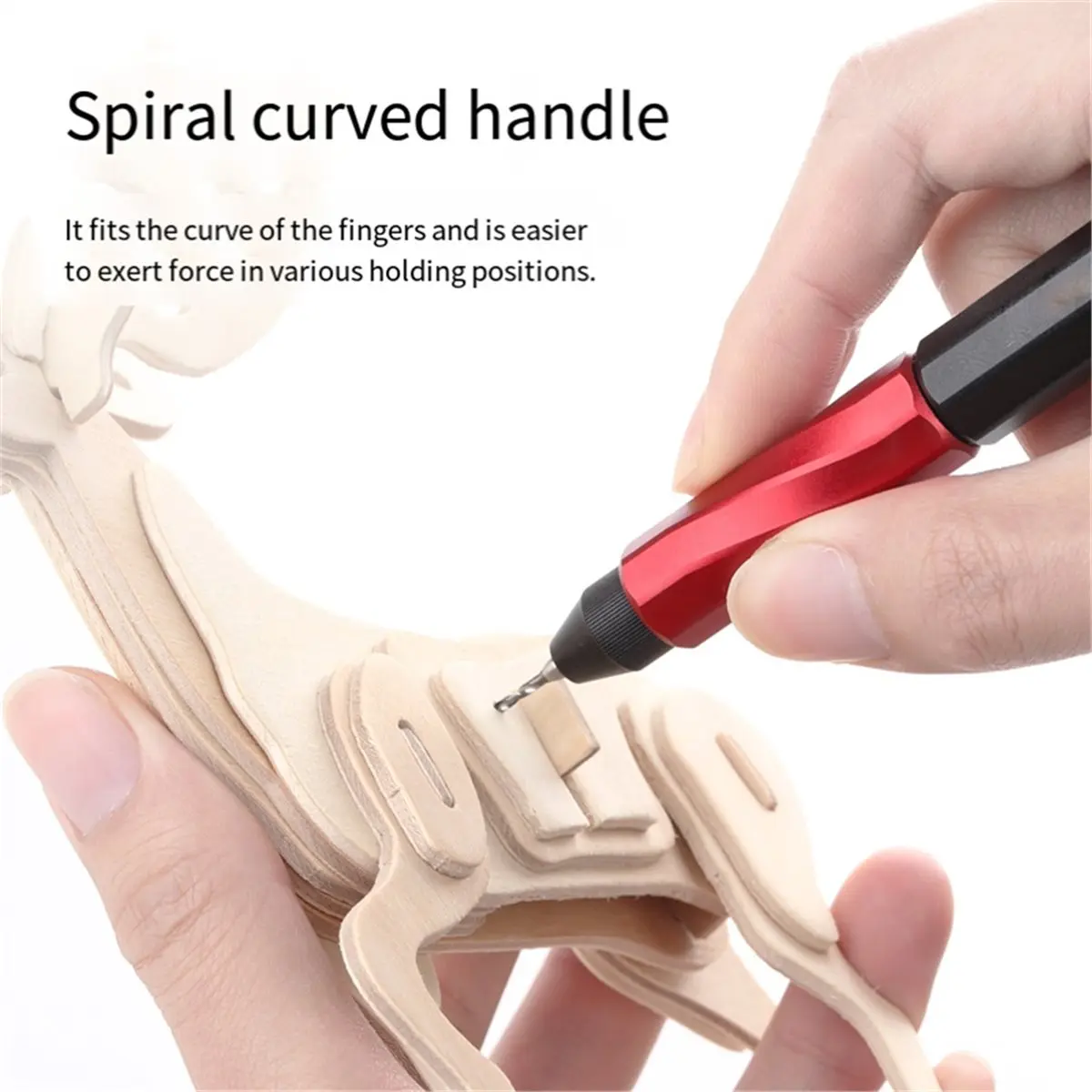 HAPPY EVER AT- Hand Drill Hobby Tool -Lock Dual-Bearing High- Model Assembly Drilling Tools