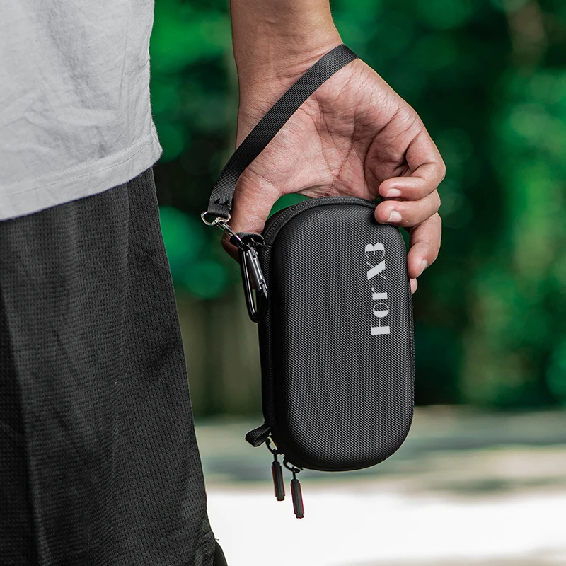 Mini bolsa de almacenamiento para cámara deportiva Insta360 X3, bolso de mano de PU, Estuche de transporte impermeable, accesorios de caja protectora de carcasa dura
