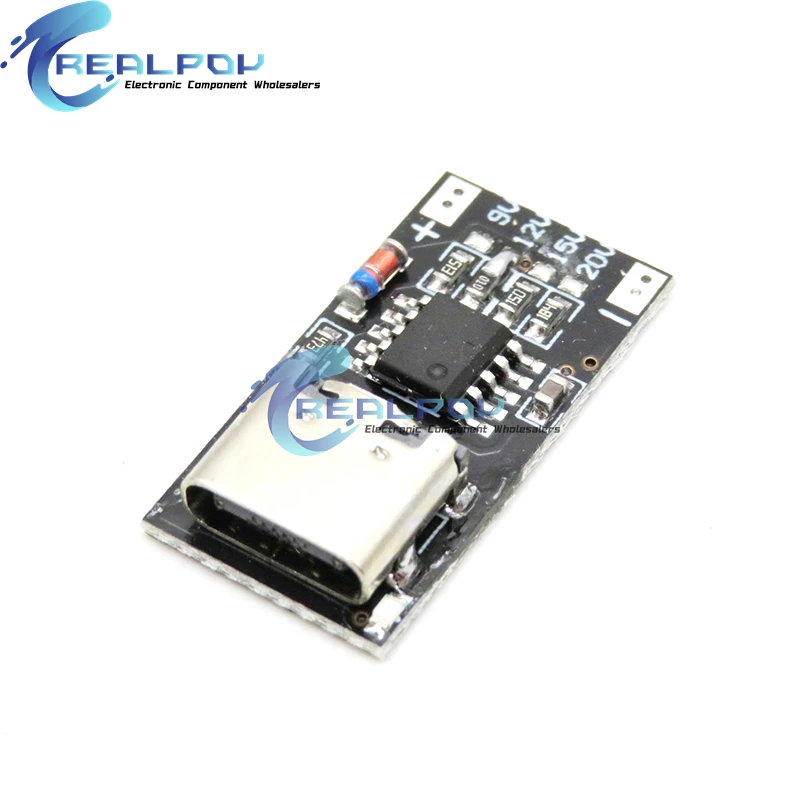 USB-C PD Trigger Board Module PD/QC Decoy Board Fast Charge USB Type-c to 12v High Speed Charger Power Delivery Boost Module
