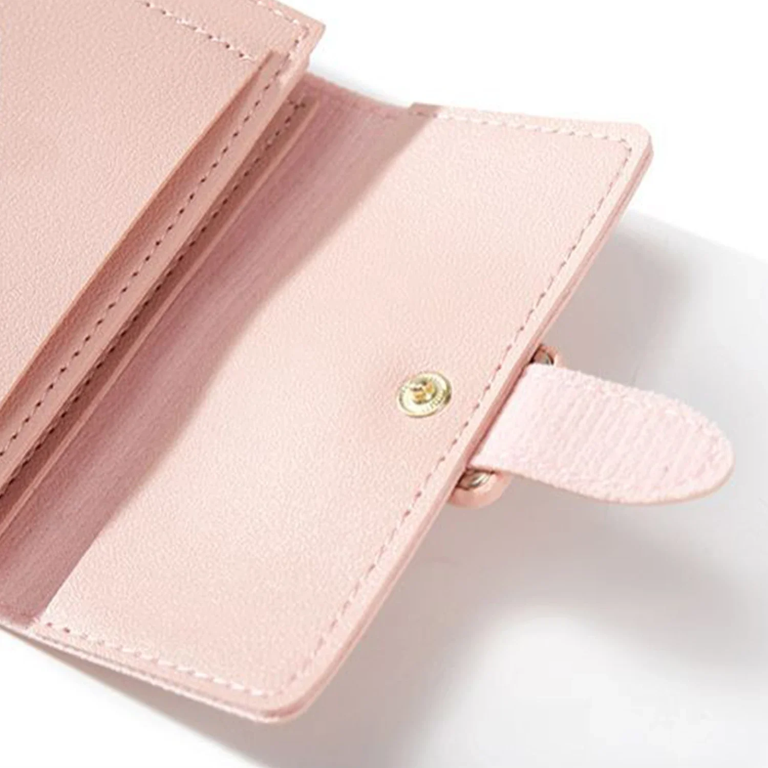 Square Buckle Coin Purse Card Holder Multiple Card Slots Fashion Women PU Leather Solid Wallet Bags For Ladies Free Shipping