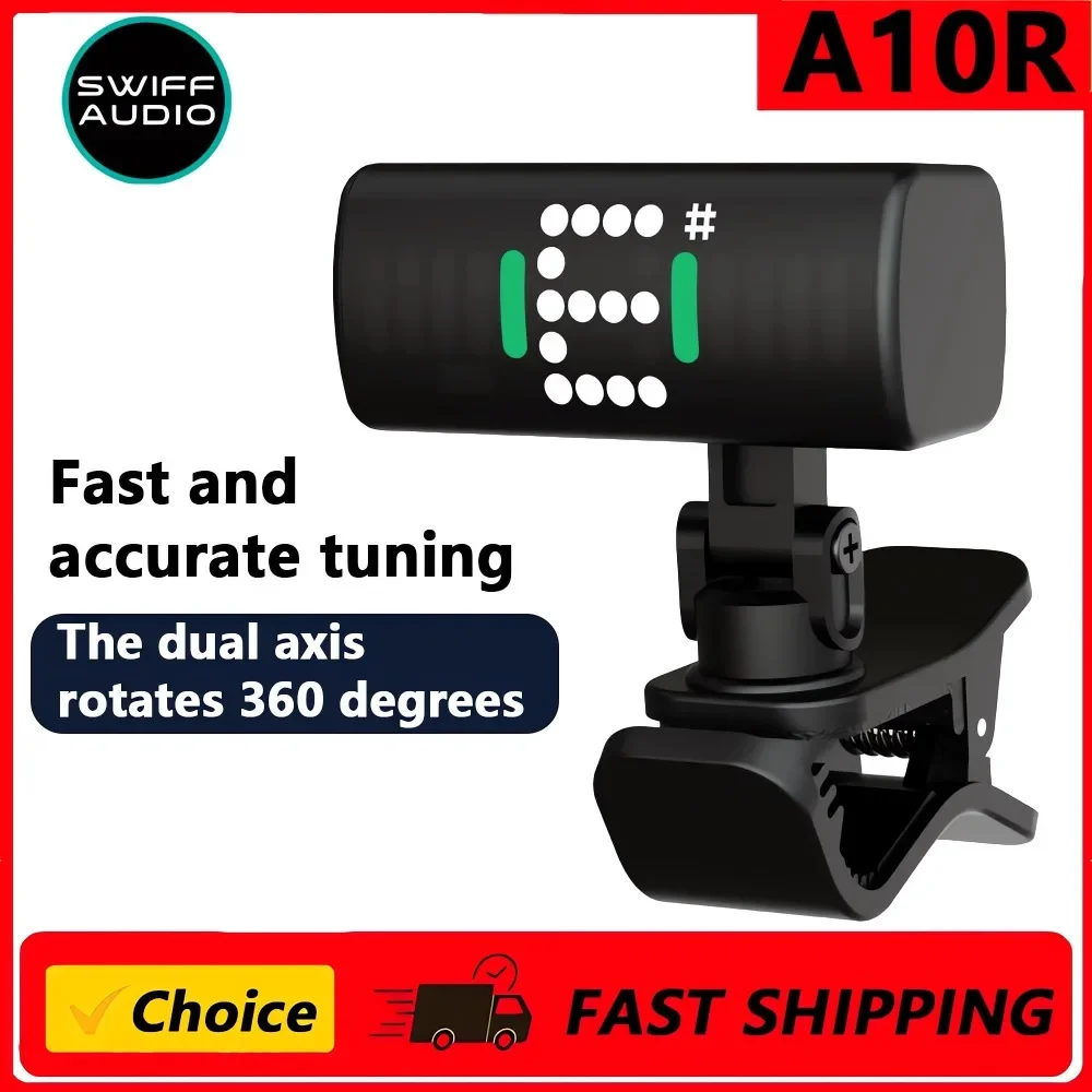 SWIFF Rufu A10R accordeur de guitare ukulélé accordeur électronique pour débutant Mini Portable