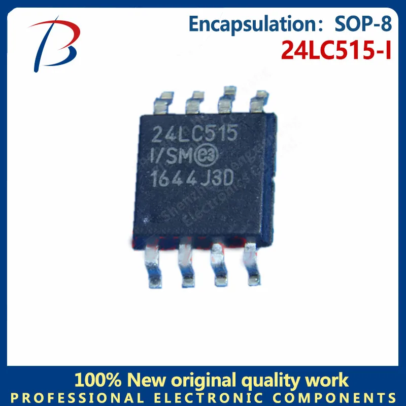 

5PCS 24LC515-I package SOP-8 memory chip silk screen 24LC515