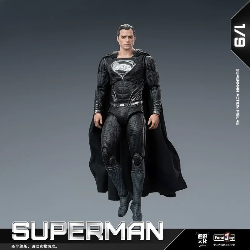 FondJoy Black Superman 2.0 Version Zack Snyder's Justice League Articulated Action Figure Desktop Ornament Model Collection Toys - view 4