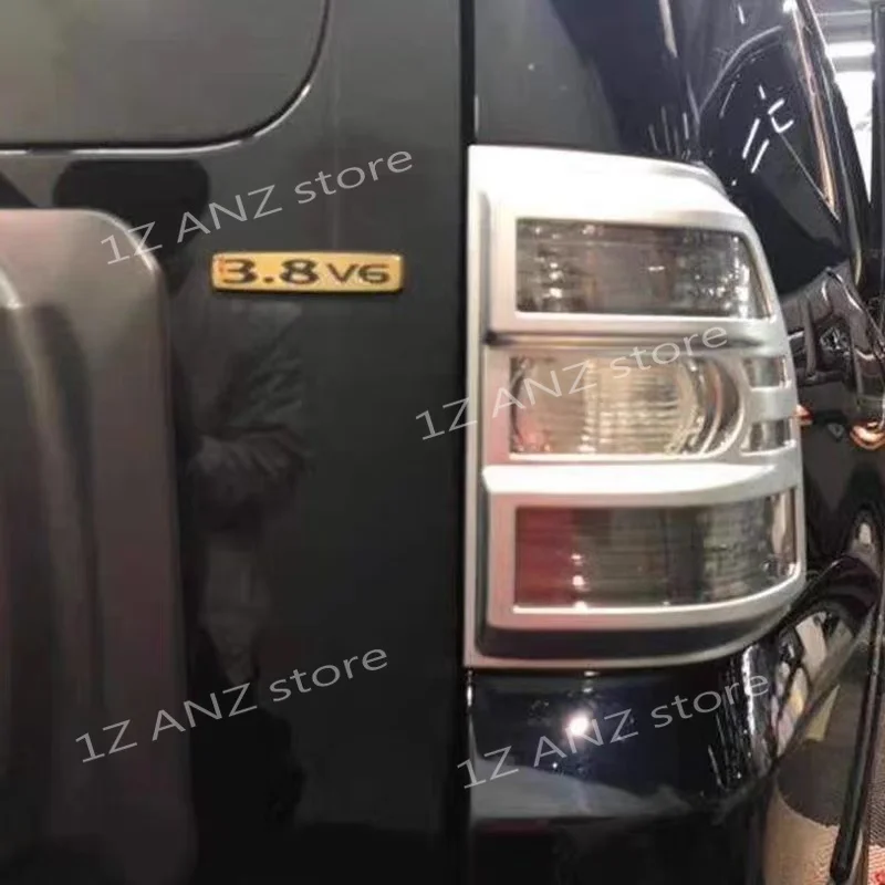 Highly Recommended.1 Pair Rear Tail Light Trim Frame Cover For Pajero V97 V93 2007-2020