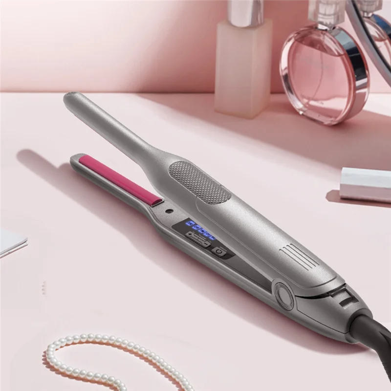 

A96I-Multi-Functional Hair Curler Hair Straightener Flat Bangs Portable Hair Curling Straightening Styling Tool