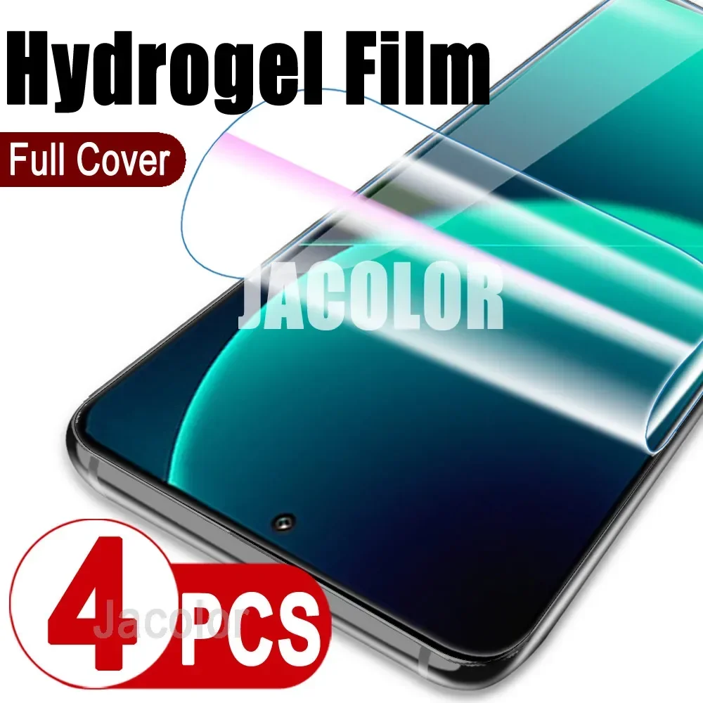 4pcs Full Cover Hydrogel Film For Xiaomi 13 T Ultra 13T Pro Lite 13Pro 13Lite 13Ultra 13TPro Screen Protector Safety Protection