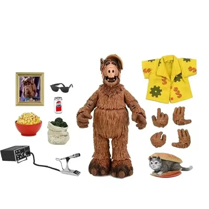 NECA Ah Fu at home ALF 7 Inches Action Figure Kids Gift Model Collection Toys