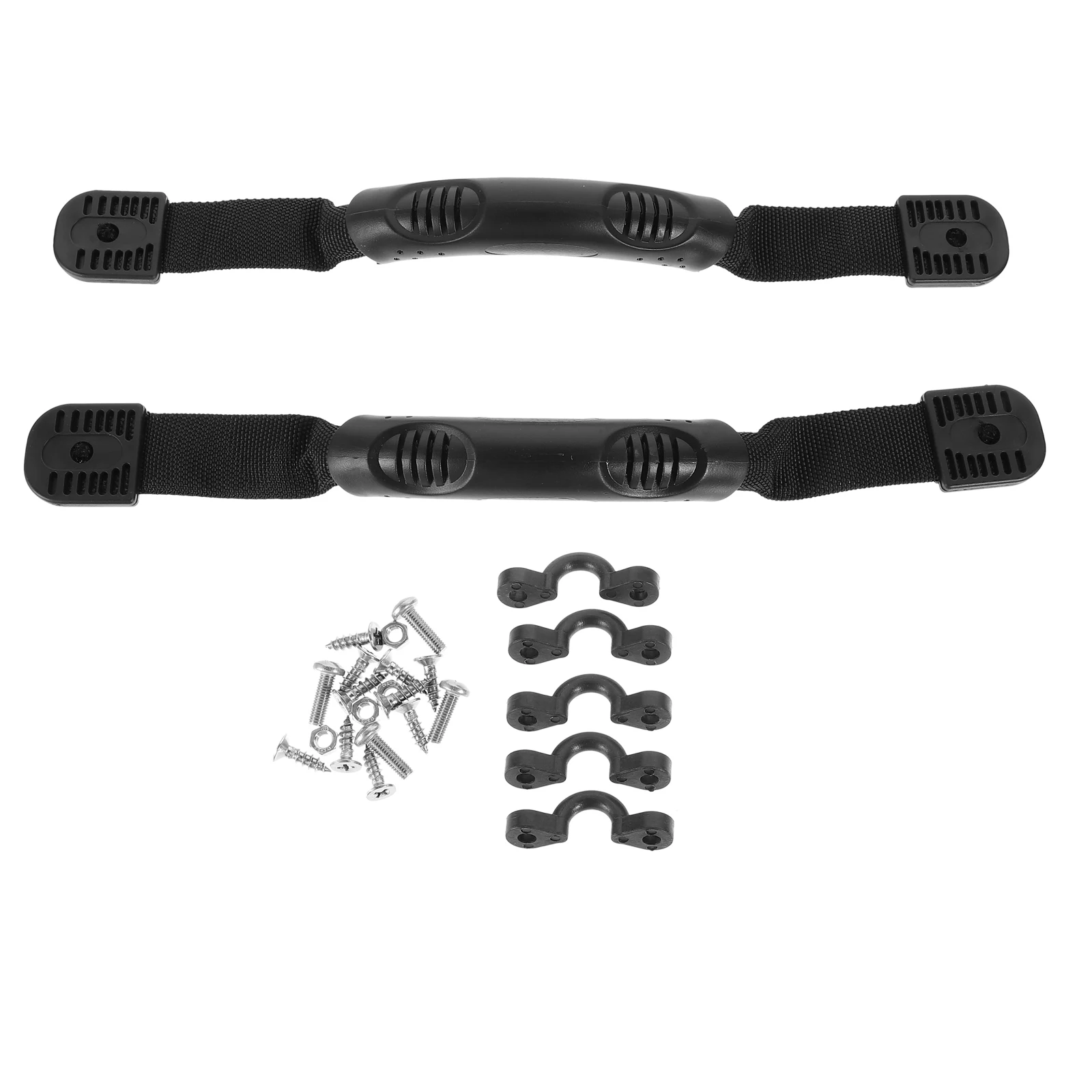 

Handle Webbing Buckle Set Kayak Accessories Fishing Holder for outside Outdoor Canoe Handles Carry Kit Carrying with Screws