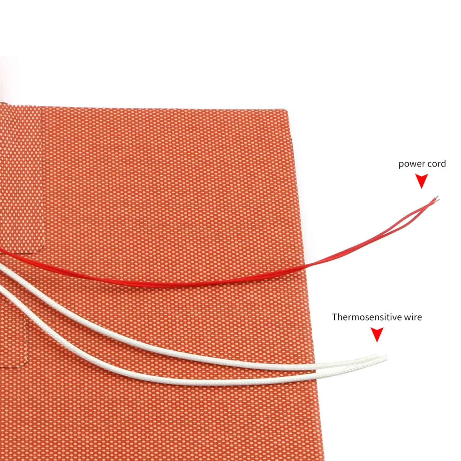 3D Printer Silicone Rubber Heater Heatbed 450W 220V 250x250mm Waterproof
