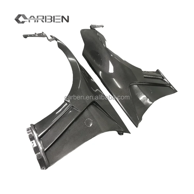 

V1 Style Carbon Fiber Vent Front Fender for 370Z Z34 2009-2015 Carbon fiber fender