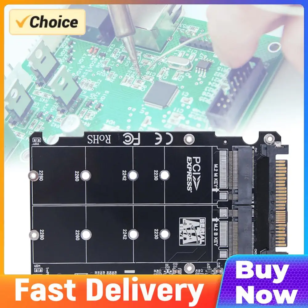 

Адаптер-конвертер PCIe M.2 32 Гбит/с, адаптер M.2 SSD на U.2, адаптер M.2 NVME SSD на U.2 SFF-8639 для SSD 2230/2242/2260/2280
