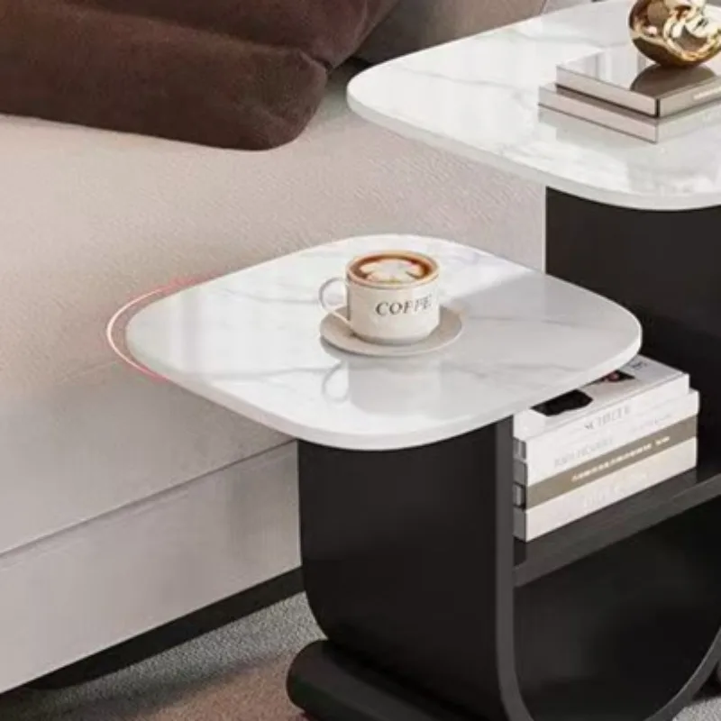 لوحة صخرية بسيطة لغرفة المعيشة، طاولات أريكة حديثة قابلة للإزالة لغرفة النوم، متعددة الوظائف، ديكور فني إبداعي للمنزل