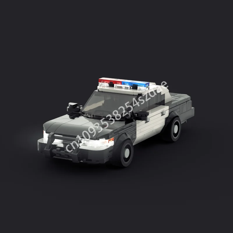 360 pçs moc forded coroa victoria polícia cidade modelo blocos de construção brinquedos construção montar ideia presente natal tijolo aniversário