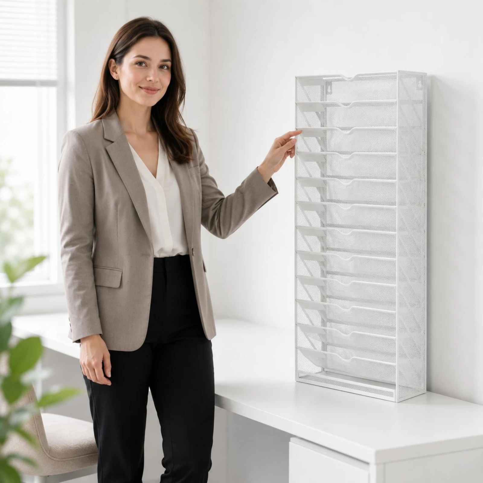 13-tier-file-rack-painted-finish-metal-mesh-file-organizer-vertical-tray-organizer-airflow-design-office-storage-long-lasting