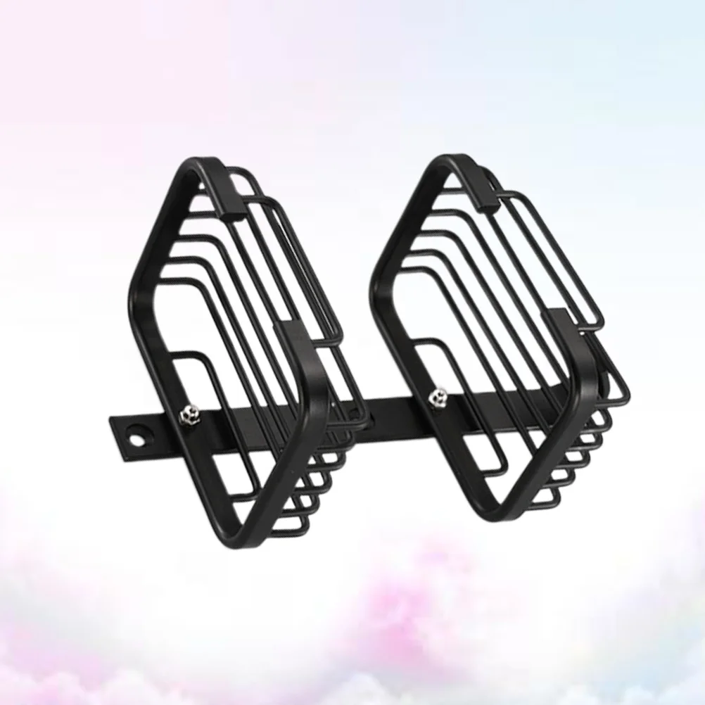

Double Layer Soap Holder Aviation Aluminum Wall Mount Rustproof Kitchen Bathroom Sponge Drain Rack Storage Shelf Organizer