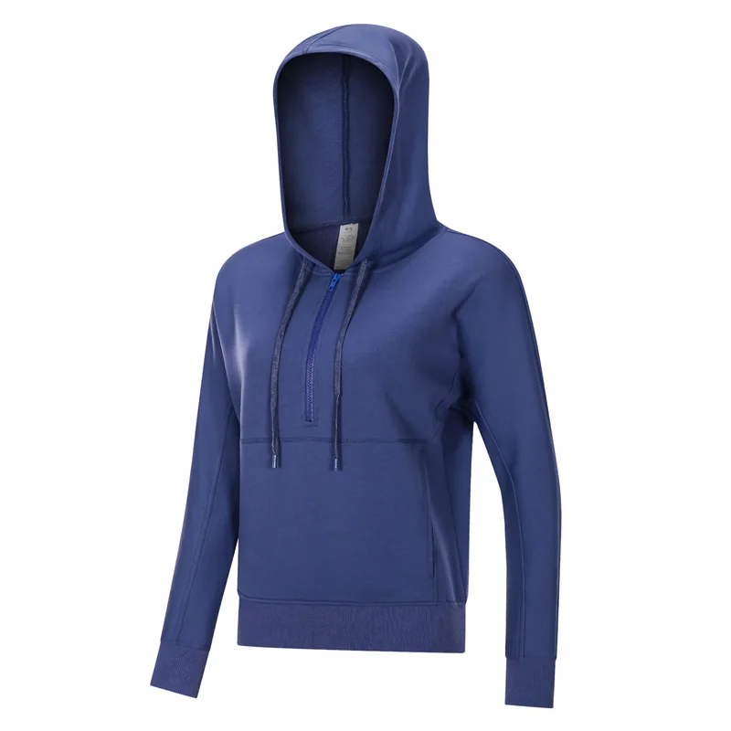 Chaqueta deportiva con capucha para mujer, traje de Yoga de entrenamiento para correr, traje de Fitness de manga larga, Top, Sudadera con capucha, nuevo