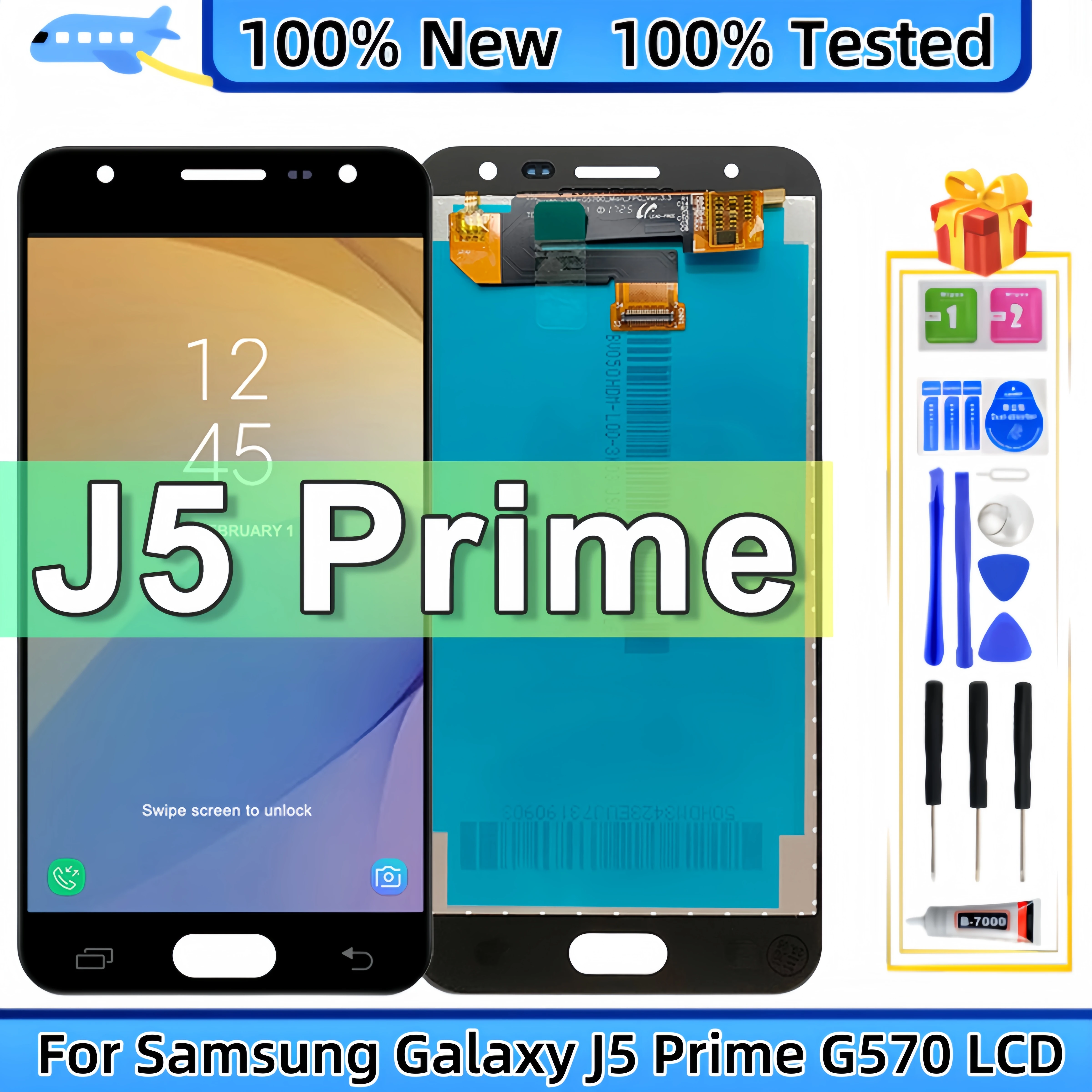 

For Samsung Galaxy J5 Prime 2017 G570 SM-G570F SM-G570M SM-G570Y LCD Display Touch Screen Digitizer Assembly Replacement