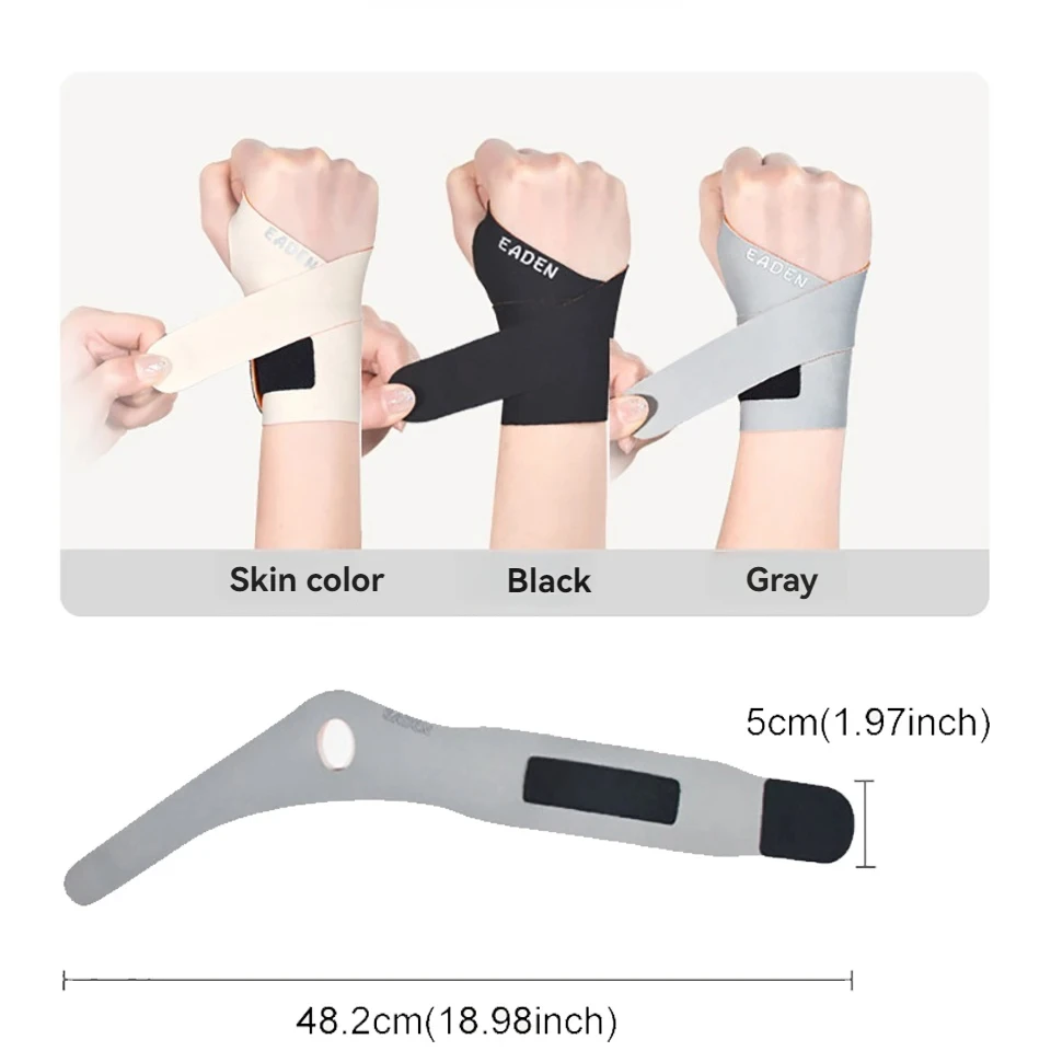 1Pcs Lightweight Wrist Support Fitness Thin Badminton Sports Jacket Wrist Sprain Tendon Sheath Joint Strain Winding Fixation