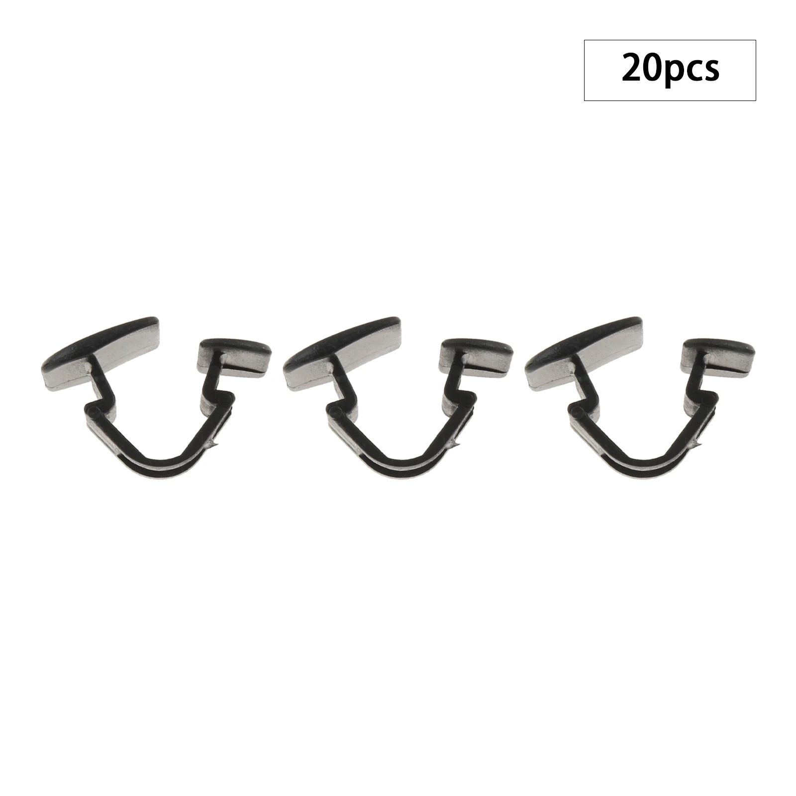 20pcs Auto Nylon Hood Insulation Retainer Clips 9182822 Vehicle Front Left Right Fasteners for Volvo Car Fixed Clips Black