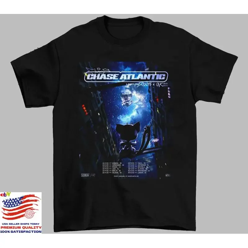 Chase Atlantic Band Lost In Eu Uk Tour T Shirt Full Size S 5Xl