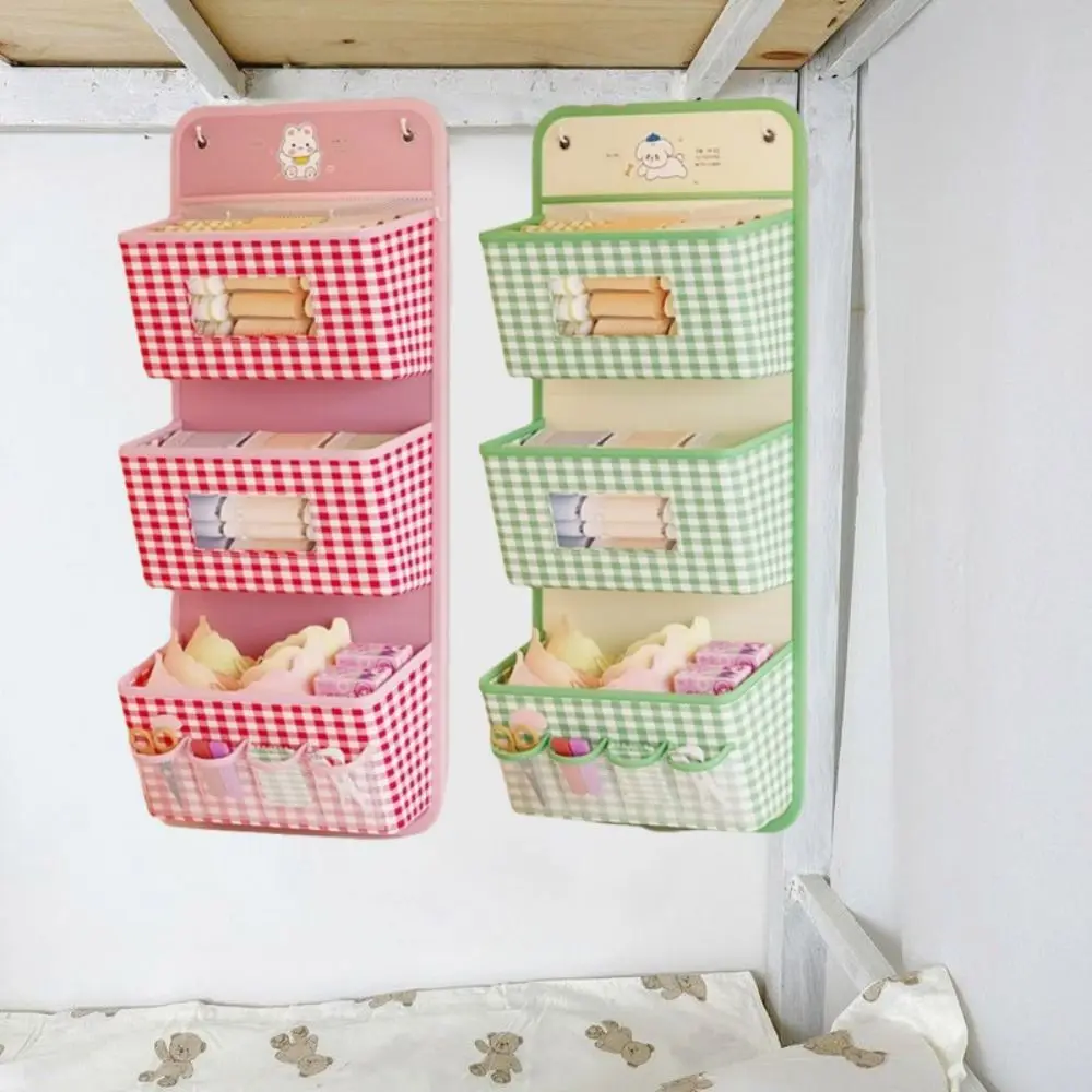 

Large Capacity Wall Hanging Storage Bag Foldable Breathable Multi-layer Storage Bag with Pockets Space Saving