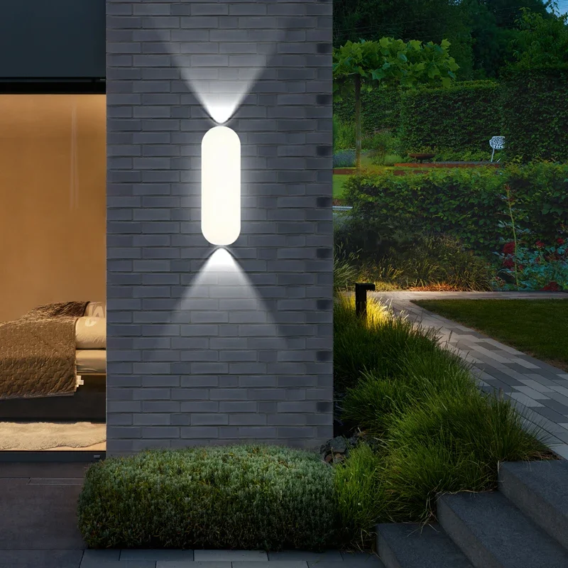 LED Wall Lamp Waterproof Outdoor Aluminum Wall Light Porch/Garden/Bedroom Indoor Modern Nordic Sconce Luminaire 7W 10W 85-265V