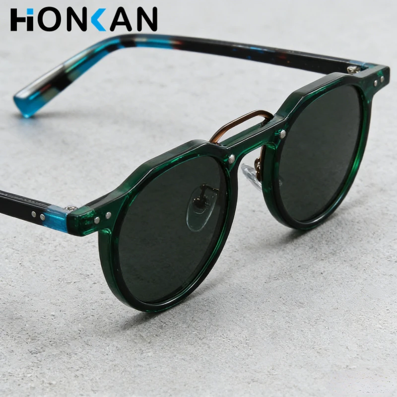 Retro Oval Sunglasses UV400 Protection Polycarbonate Lenses Metal Frame PASTL Vero Oval Sunglasses Unisex Retro Shades Slim Metal  main image 3