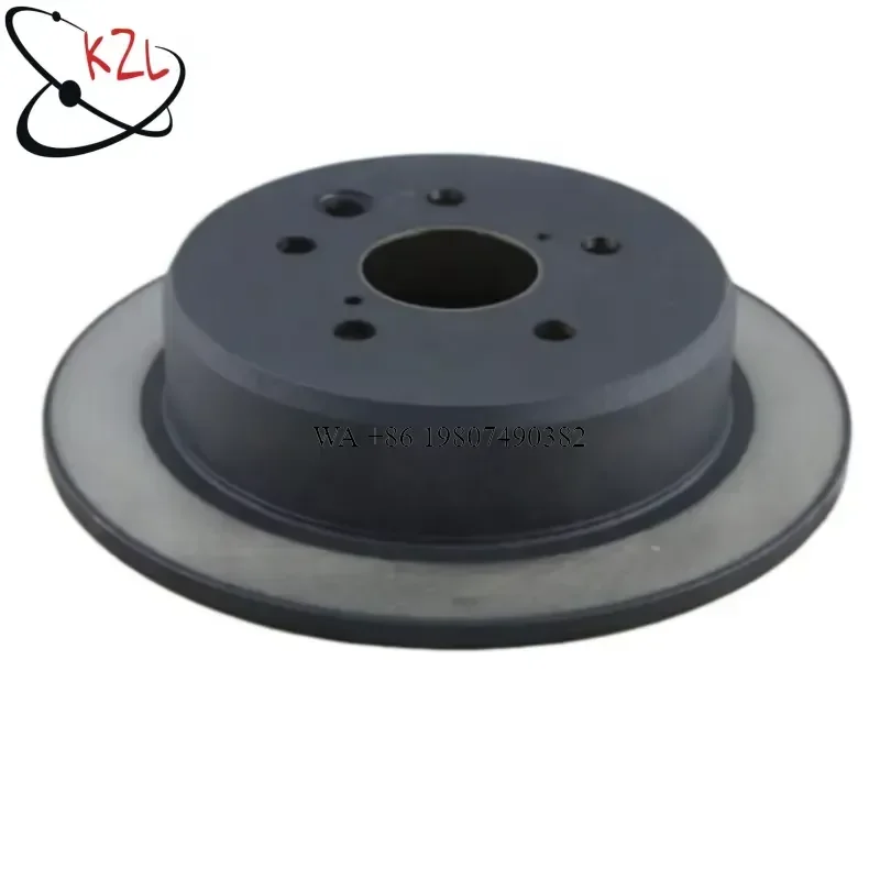 wmwmnu 42431-30280 Rear Axle Solid Brake Disc Anti-Rust Coated Brake Rotor 5-Hole 100% Dynamic Balance Tested Direct Fit