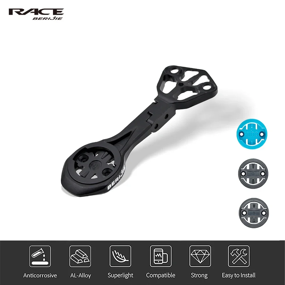 

BERIJIE Out Front Aluminum Alloy Computer Mount For Pinarello F12 MOST Ultra Talon Handlebar,For Garmin/Bryton/Wahoo/IGPSPORT