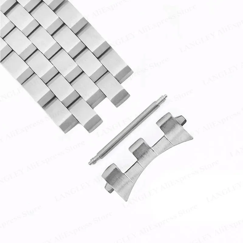 316L Stainless Steel Curved End Link for Seiko SKX009 SKX007 SKX173/175 Connector 20mm 22mm for Jubilee Watchband Adapters 2pcs