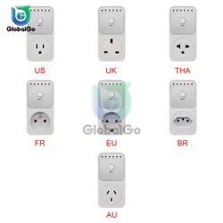 Electronic Digital Timer Switch AC 220V 24 Hour Cyclic EU UK AU US BR FR Plug Kitchen Timer Outlet Programmable Timing Socket