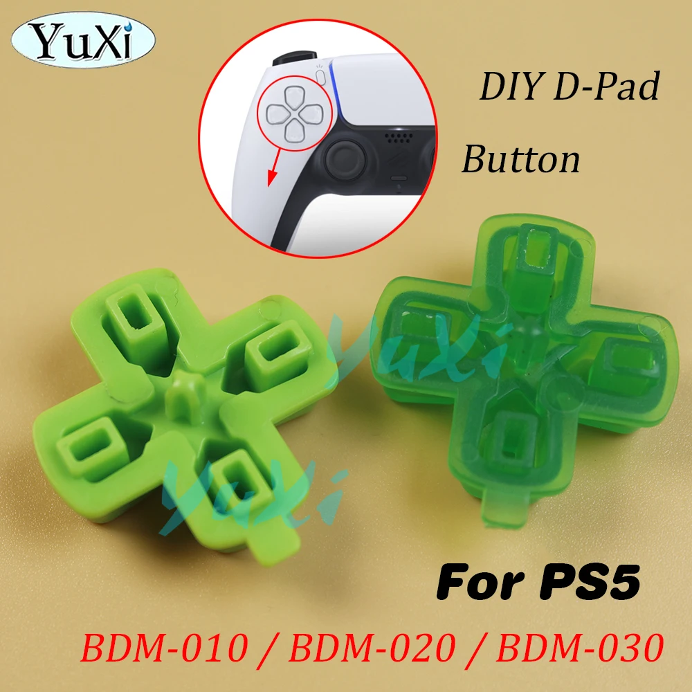 1PCS For PS5 Direction Function Button Key Plastic Cross Dpad Buttons For PlayStation 5 BDM 010 020 030 Controller Replacement