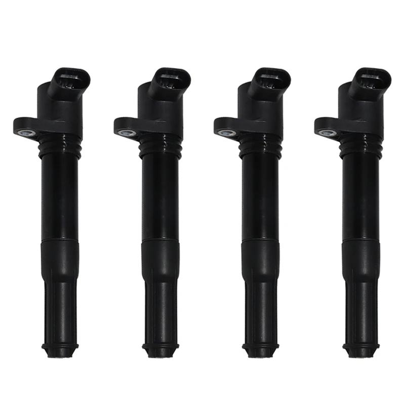 4Pcs 46777288 55246099 Ignition Coils For FIAT 500 GRANDE PUNTO BRAVO DOBLO PANDA ALFA ROMEO MITO LANCIA YPSILON MUSA